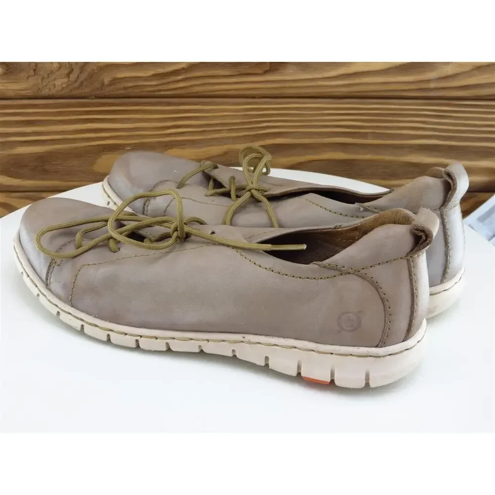 Born Size 7‎ Sneaker Brown Leather Medium Lace Up Women